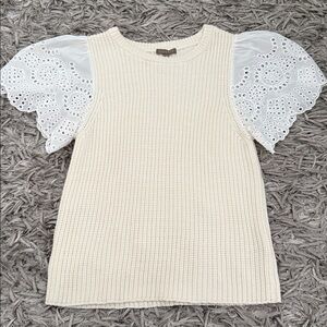 Lilla P | Cream Knit Sweater